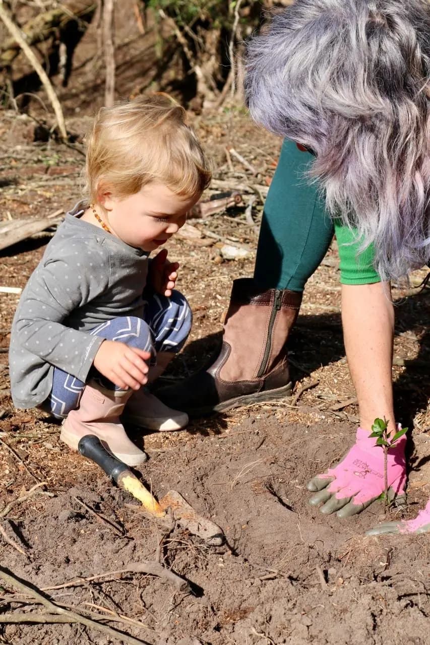 Volunteers at Well-Being Sanctuary on Mandela Day planting day